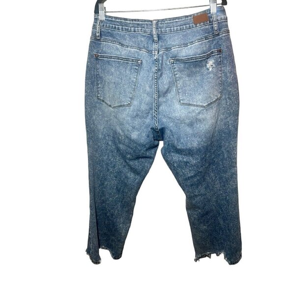 Judy Blue Cropped Bootcut Jeans 16w Style Jb88518 Distressed - Picture 5 of 10